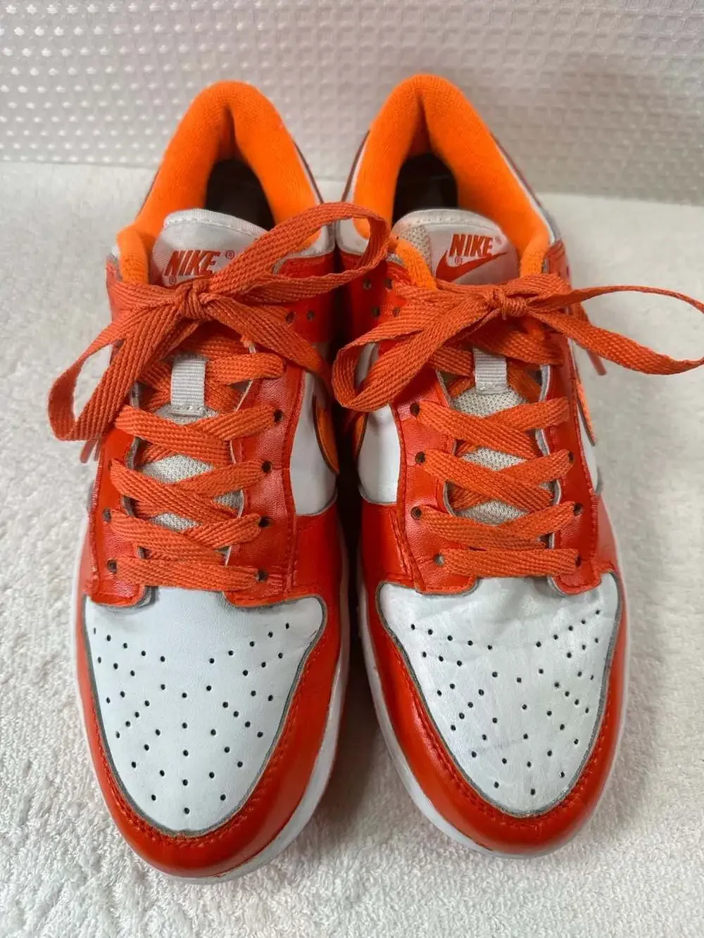 Nike Dunk Low SP 'Syracuse' Orange White CU1726-101 Size 7